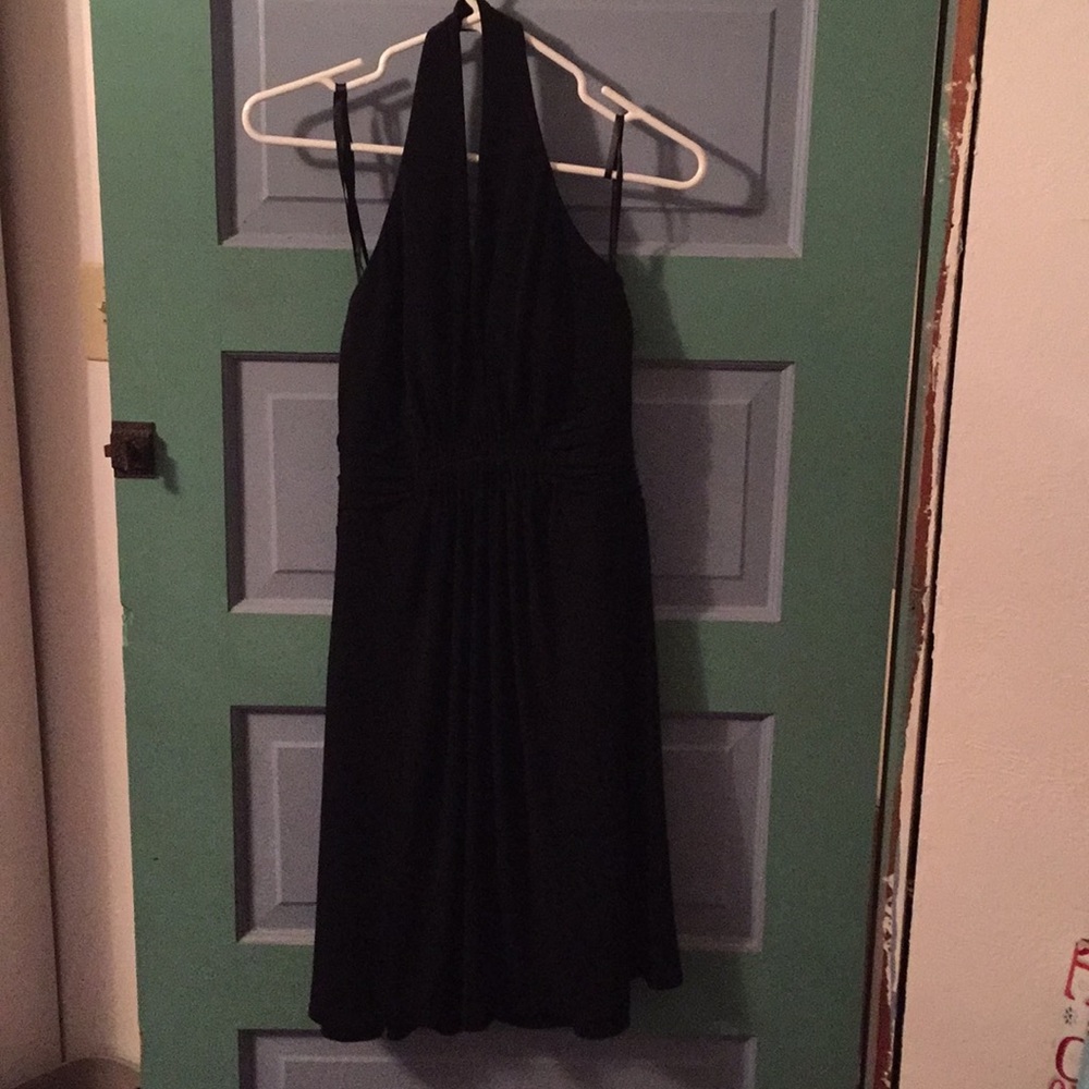 CK black halter dress SZ 2